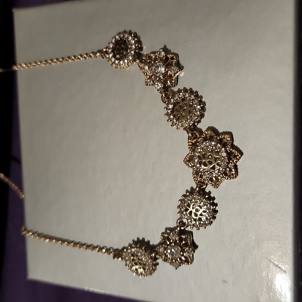 Marchesa Filigree Statement Necklace